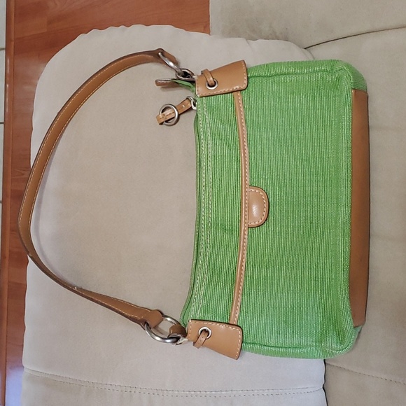 Fossil Bags Fossil Kelly Green Canvas Bag Poshmark